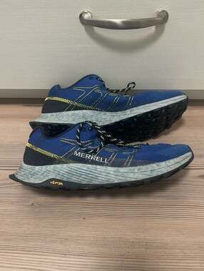 Merrell Men's Moab Flight Trail Running Shoes in Cobalt Blue Sz 11